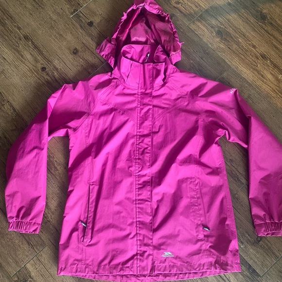 Trespass Pink Jacket Water-Resistant - Picture 2 of 9